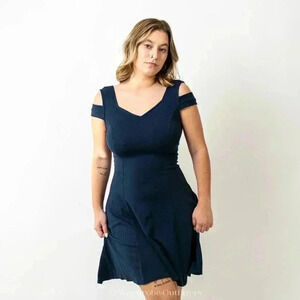 INS Nova Navy Blue Mini Dress